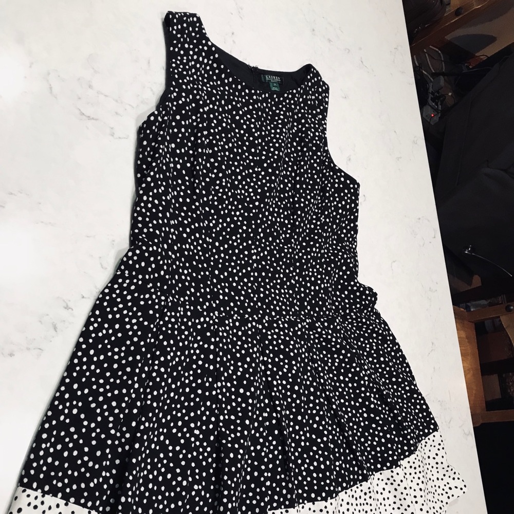 Ralph Lauren Womens Sleeveless Dress